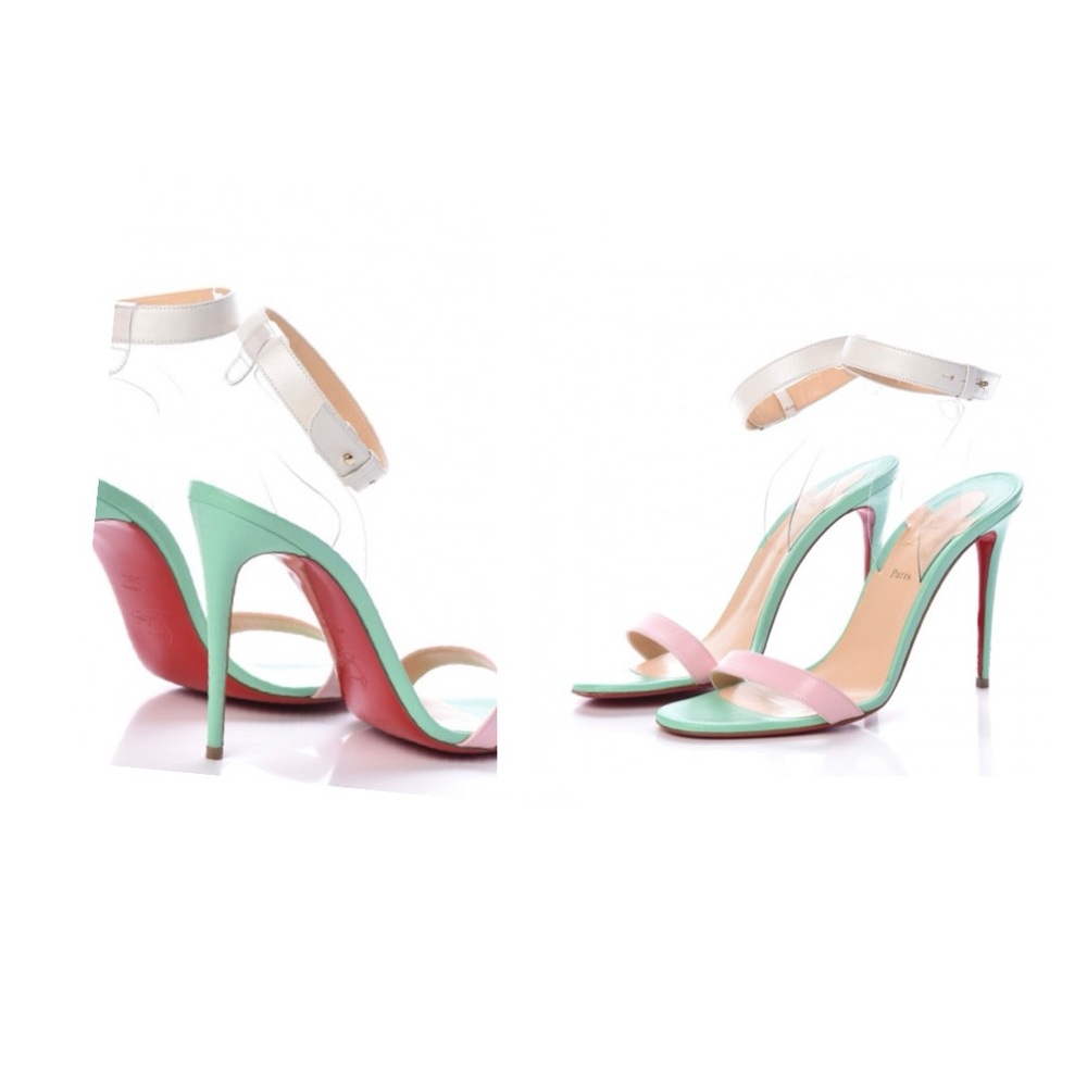 Christian Louboutin Jonatina 100 Nappa Shiny PVC